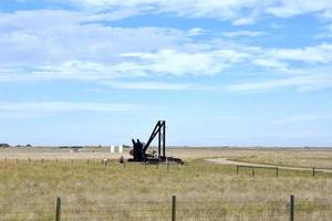 old oil pump on the prairies
