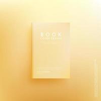 hermoso diseño de portada de libro en color pastel, fondo de folleto. vector