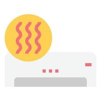 heating flat icon vector illustration