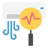 monitoring  flat icon vector illustration