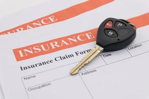 Car insurance form photo