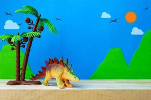 Stegosaurus toy model on wild models background
