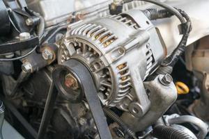 Car engine closeup, Part of car engine photo