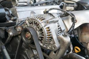 Car engine closeup, Part of car engine photo