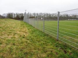 Metal Fence at a sport area photo