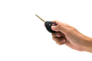 Car key with hand photo