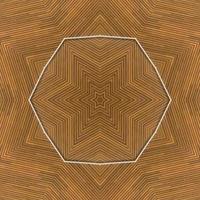 Brown abstract square background. Kaleidoscope pattern of wooden floor. Free background. photo