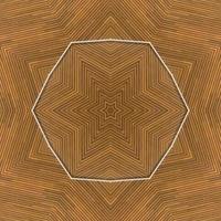 Brown abstract square background. Kaleidoscope pattern of wooden floor. Free background. photo