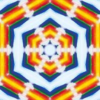 Colorful abstract square background. Kaleidoscope pattern. Free background. photo