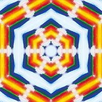 Colorful abstract square background. Kaleidoscope pattern. Free background. photo