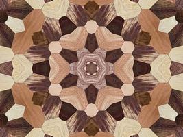 Fondo abstracto de textura de madera. patrón de caleidoscopio.