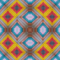 Colorful abstract square background. Kaleidoscope pattern of colorful wooden floor. Free background. photo