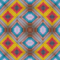 Colorful abstract square background. Kaleidoscope pattern of colorful wooden floor. Free background. photo