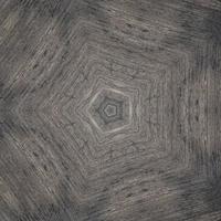 fondo cuadrado abstracto gris. patrón de caleidoscopio de madera gris. fondo libre. foto