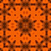 Orange abstract square background. Kaleidoscope pattern of desert. Free background. photo