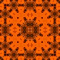 Orange abstract square background. Kaleidoscope pattern of desert. Free background. photo