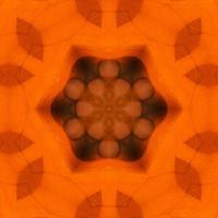 Orange abstract square background. Kaleidoscope pattern of desert. Free background. photo