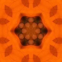 Orange abstract square background. Kaleidoscope pattern of desert. Free background. photo