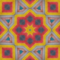 Colorful abstract square background. Kaleidoscope pattern of colorful wooden floor. Free background. photo
