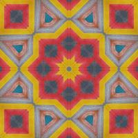 Colorful abstract square background. Kaleidoscope pattern of colorful wooden floor. Free background. photo