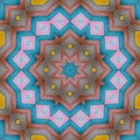 Colorful abstract square background. Kaleidoscope pattern of colorful wooden floor. Free background. photo
