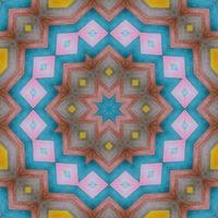 Colorful abstract square background. Kaleidoscope pattern of colorful wooden floor. Free background. photo