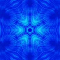 Dark blue abstract square background. Watercolor kaleidoscope pattern. Free background. photo