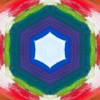 Colorful abstract square background. Kaleidoscope pattern. Free background. photo