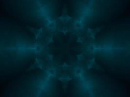 Turqoise and black kaleidoscope pattern. Abstract background. Free photo. photo