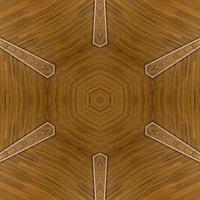 Brown abstract square background. Kaleidoscope pattern of wooden floor. Free background. photo