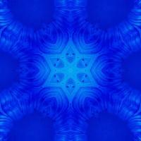 Dark blue abstract square background. Watercolor kaleidoscope pattern. Free background. photo