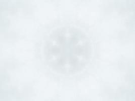 White abstract rectangular background. Snow drop kaleidoscope pattern. Free background. photo