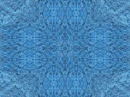 Geometry kaleidoscope pattern. Light blue abstract background. Free photo. photo