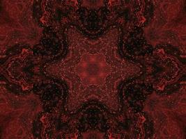 Reflection of colorful flowers kaleidoscope pattern. Abstract background. Free photo. photo