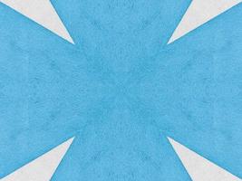 Plain blue kaleidoscope pattern. Abstract background. Free photo. photo