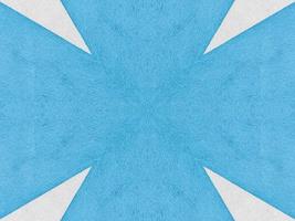 Plain blue kaleidoscope pattern. Abstract background. Free photo. photo