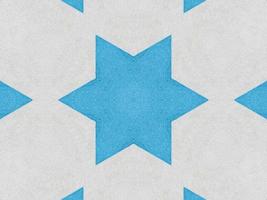 Plain blue kaleidoscope pattern. Abstract background. Free photo. photo