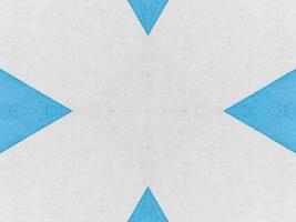 Plain blue kaleidoscope pattern. Abstract background. Free photo. photo