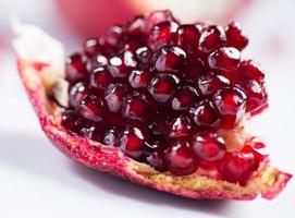 Fresh ripe pomegranate photo