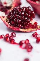 Fresh ripe pomegranate photo