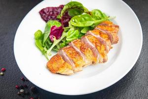duck breast fried poultry bbq grill meat healthy food fresh meal food snack on the table photo
