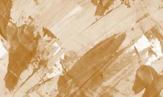 Creative abstract hand painted background with brown color photo