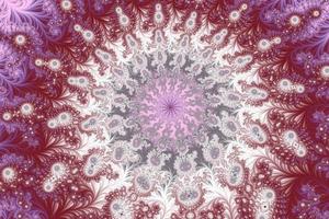 Beautiful zoom into the infinite mathematical mandelbrot set fractal. photo