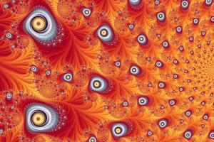 Beautiful zoom into the infinite mathematical mandelbrot set fractal. photo