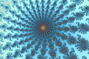 Beautiful zoom into the infinite mathematical mandelbrot set fractal. photo