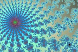 Beautiful zoom into the infinite mathematical mandelbrot set fractal. photo