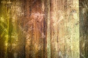 Old and weathered vintage wooden plank background with scratches. photo