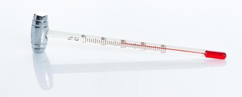 Closeup of Wine thermometer photo