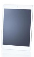 Tablet pc on white background photo