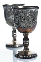 Old wine goblets photo